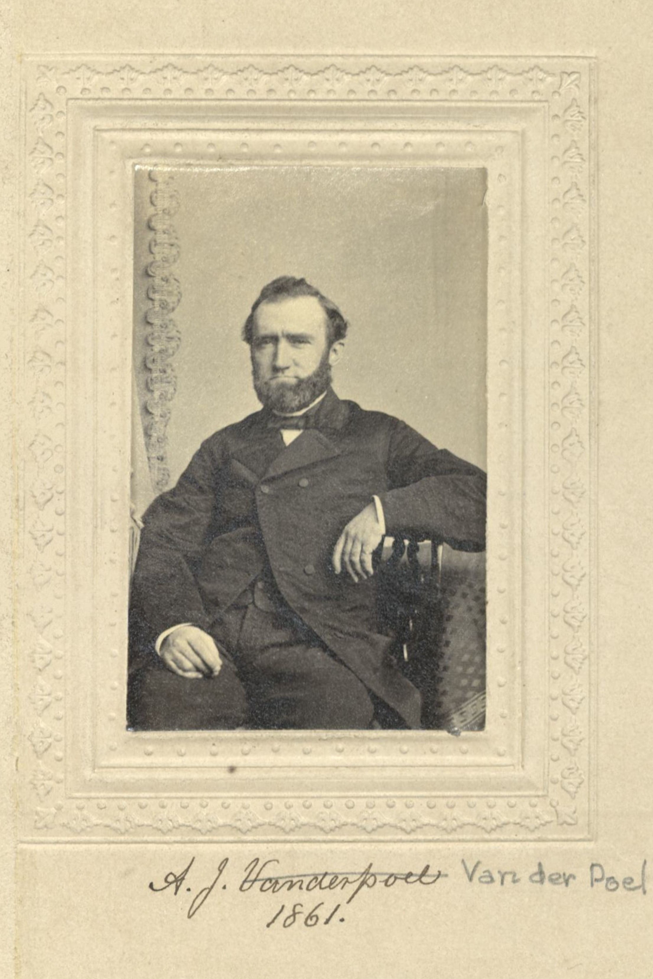 Member portrait of Aaron J. Van der Poel